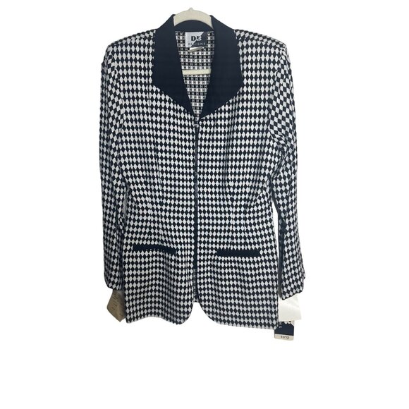 Vintage Checkered Totally 80s Jacket 11/12 - Picture 1 of 13